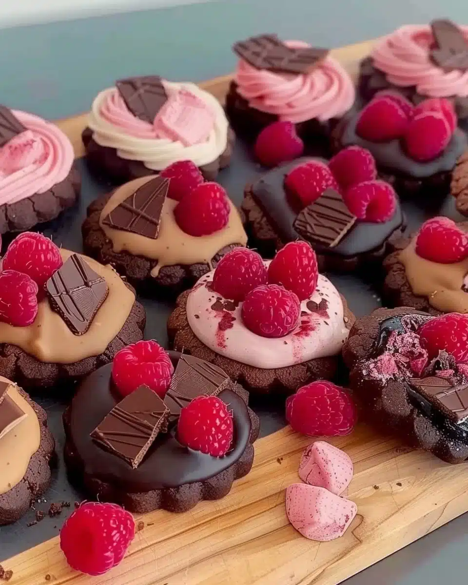 Biscuits ganache de Saint-Valentin, délicieux et chocolatés