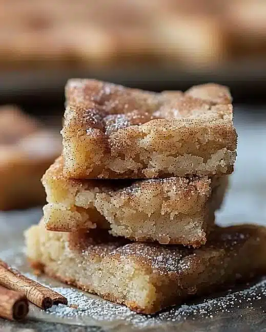 Blondies moelleux au miel et à la cannelle, parfaits pour un dessert sucré.
