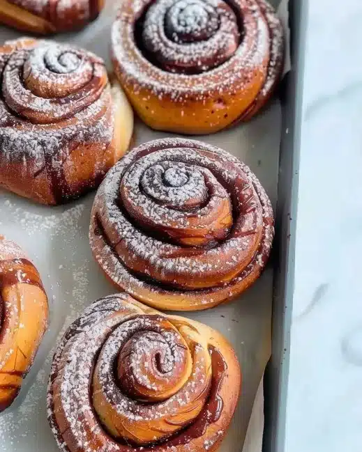 Brioches Nutella moelleuses et garnies de pâte à tartiner au chocolat