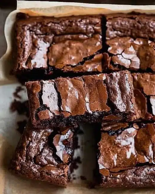 Brownies maison savoureux et moelleux faits maison avec du chocolat