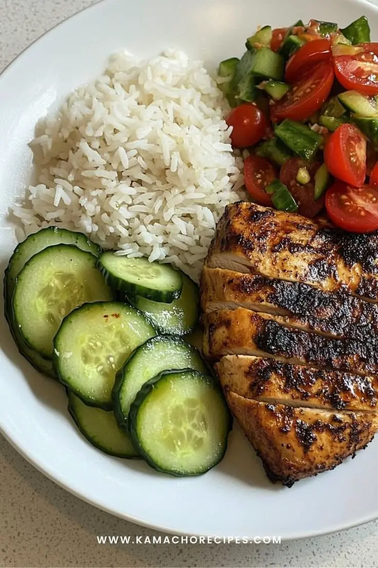 Healthy Chicken and Rice Meal