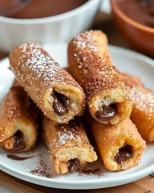 Churro Bites maison garnis de Nutella, savoureux et irrésistibles