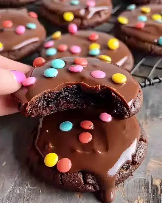 Cookies au chocolat fondant avec pépites de chocolat