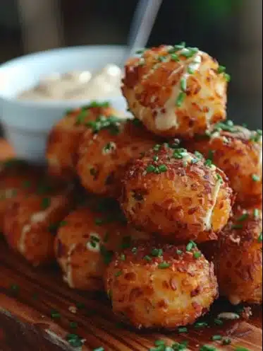 Croquettes de potimarron et amandes accompagnées de sauce yaourt citronné