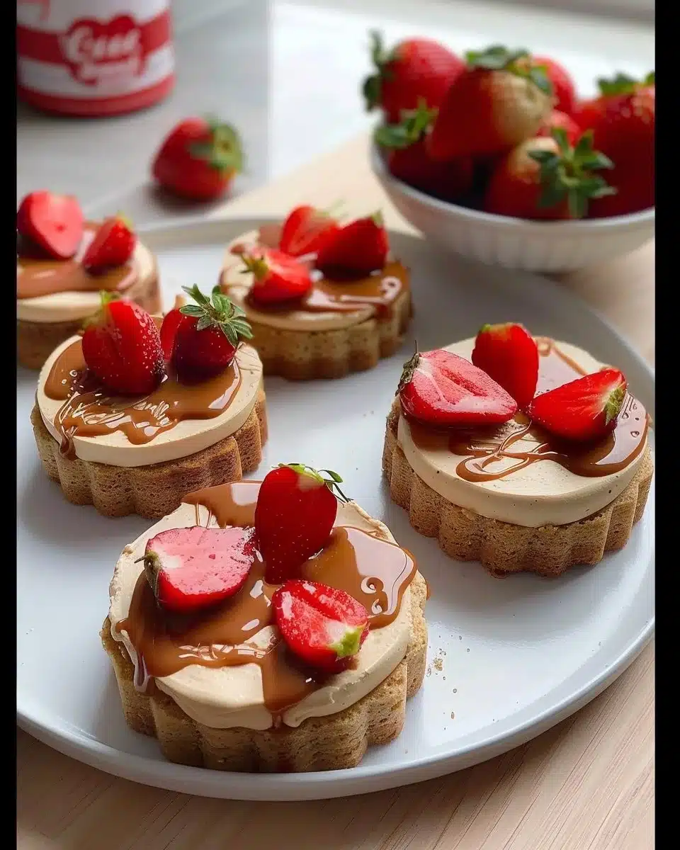 Dessert crémeux au Biscoff prêt à déguster dans un bol élégant