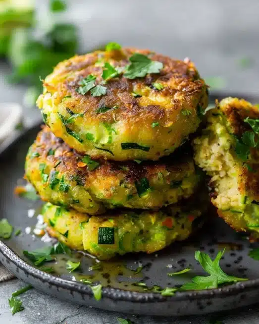 Galettes de courgettes saines, délicieuses et faciles à préparer