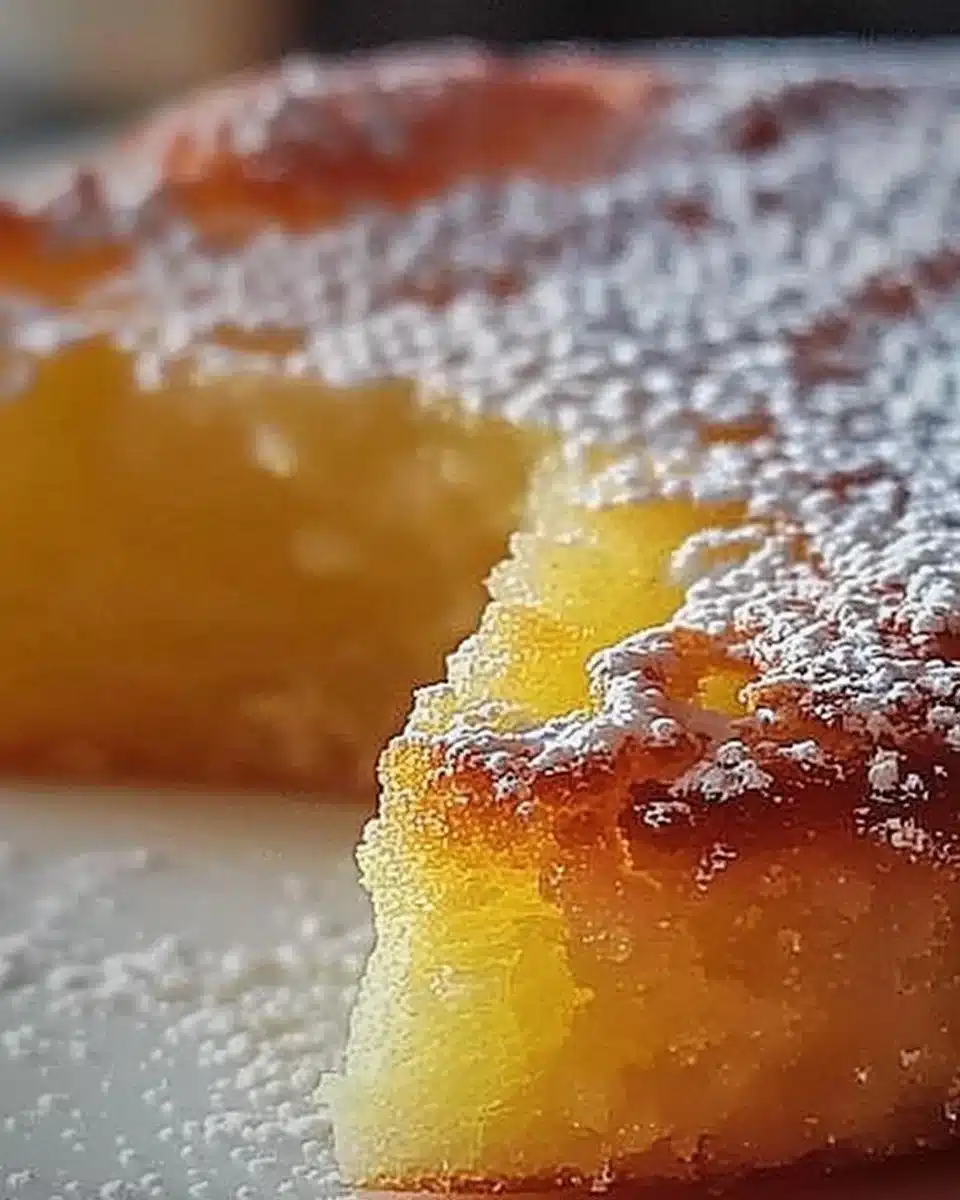 Gâteau Madeleine aux pommes moelleux et doré, parfait pour le dessert