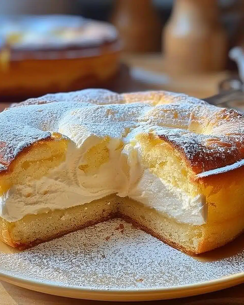 Gâteau Nuage de Grand-Mère, un dessert léger et moelleux fait maison