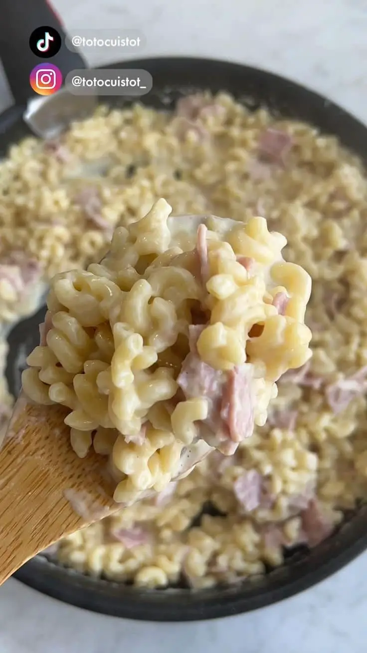 Ham and Comté Pasta