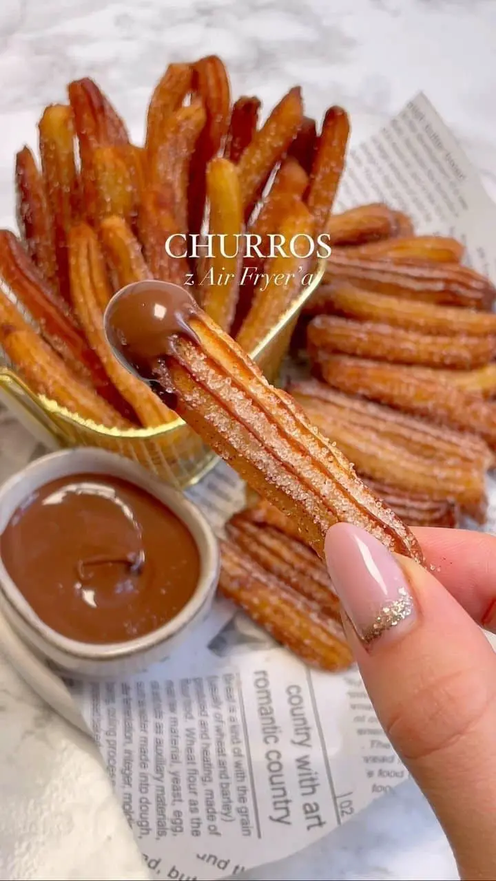 Churros légers à la friteuse à air