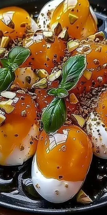 Douceur d'automne Butternut caramélisé, nuages de burrata et éclats de pistaches