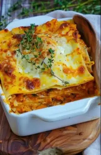 Lasagnes d'automne au potimarron, un plat réconfortant et savoureux