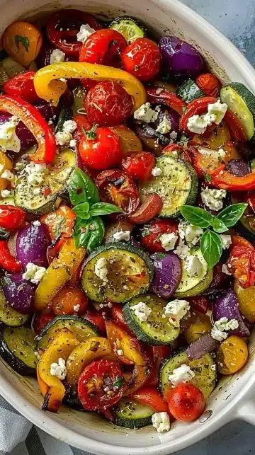 Recette de légumes grecs cuits en une seule poêle, plats méditerranéens