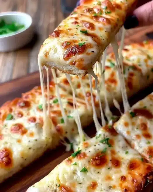 Pain à l'ail au fromage croustillant et savoureux