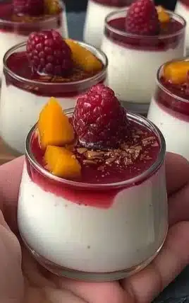 Panna Cotta aux Framboises