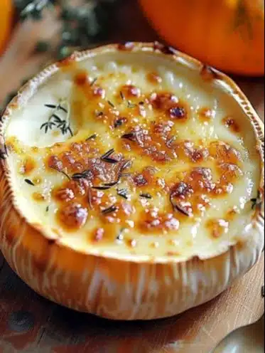 Petits potimarrons cuisinés au comté, un plat délicieux et réconfortant