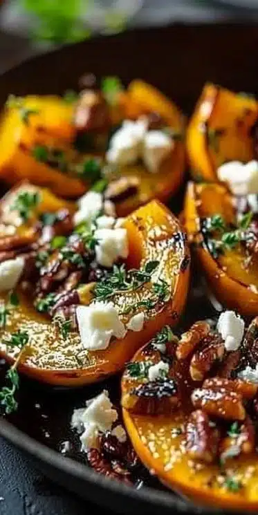 Potimarron Rôti, Feta et Herbes