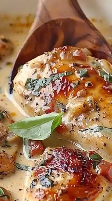 Recette de Poulet Toscane Crémeux aux saveurs délicieuses