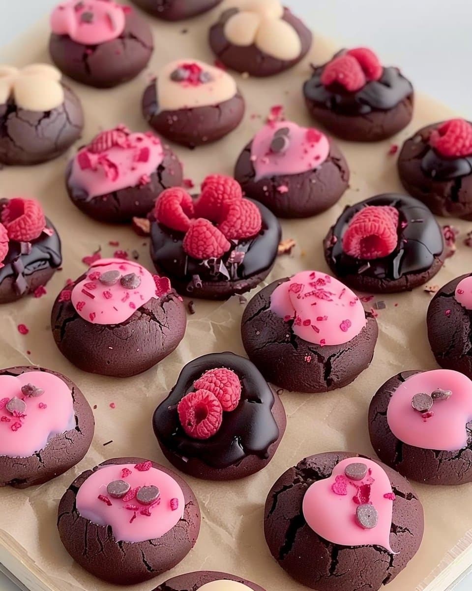 Biscuits Ganache de Saint-Valentin