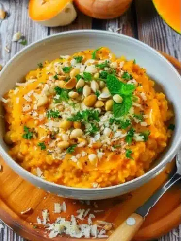 Risotto au potimarron