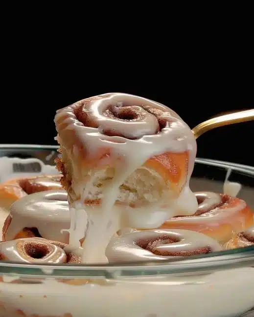 Rouleaux de cannelle sortant tout juste du four, dorés et parfumés.