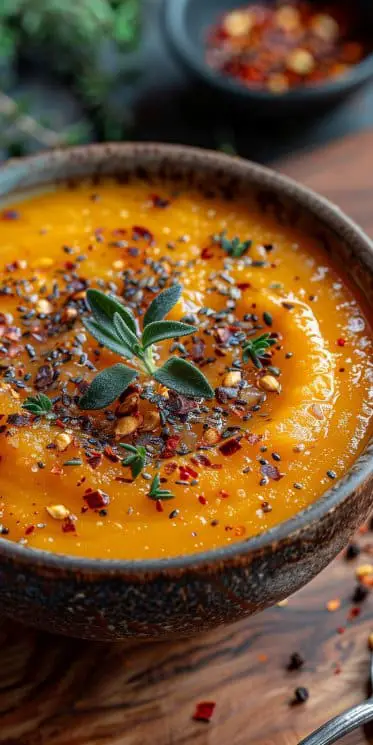 Soupe de potimarron rôti