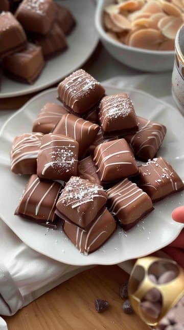 Bouchées chocolat-coco sans cuisson