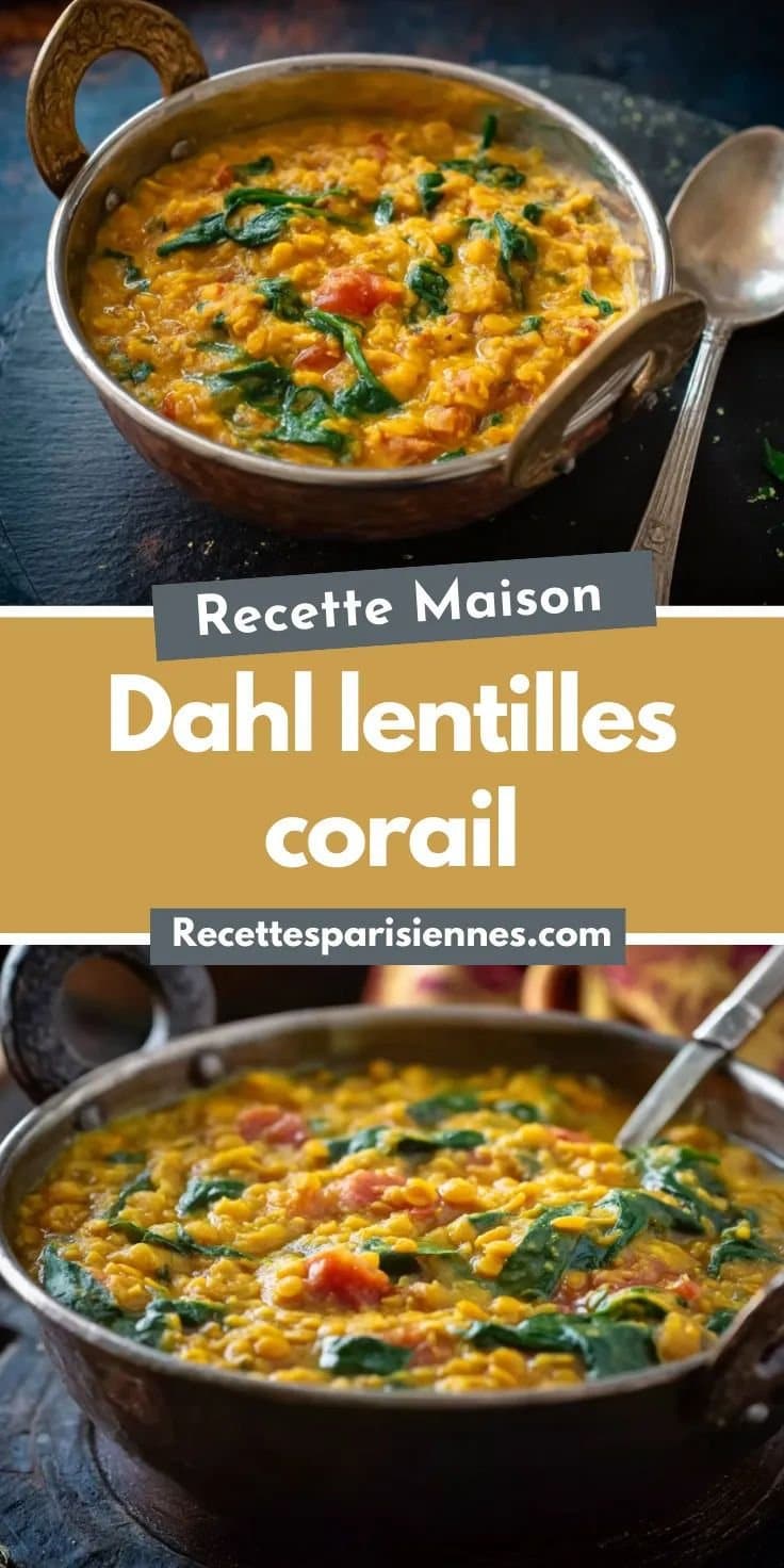 Dahl de lentilles corail
