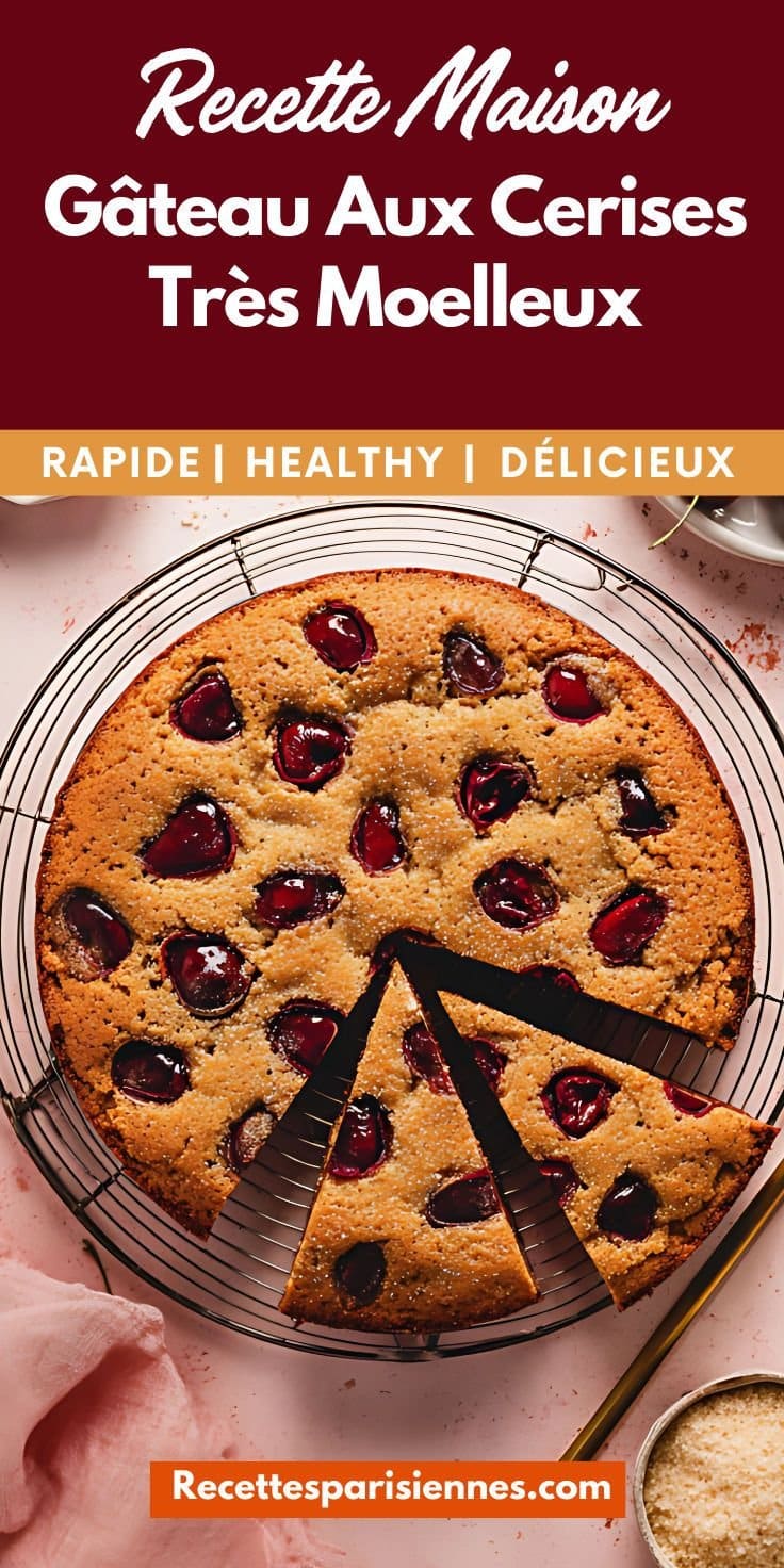 Gâteau aux cerises moelleux