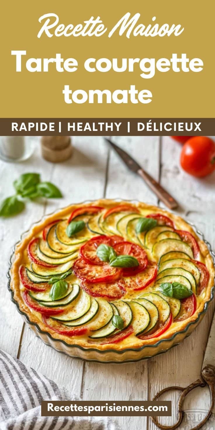 Quiche Courgette Tomate