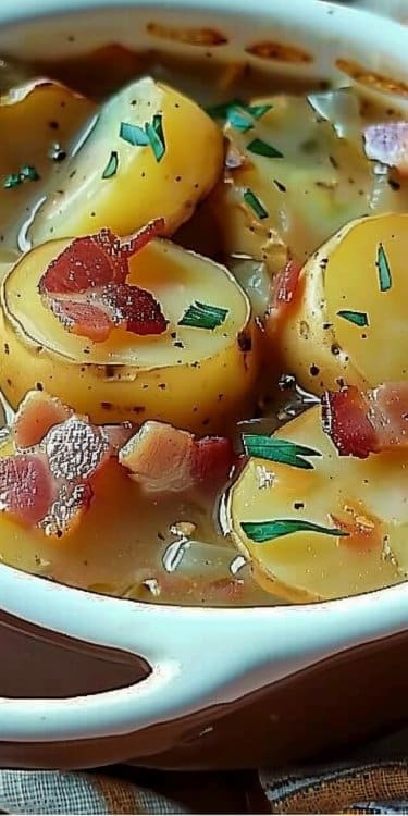 Potato Stew with Bacon: Homemade Comfort Recipe