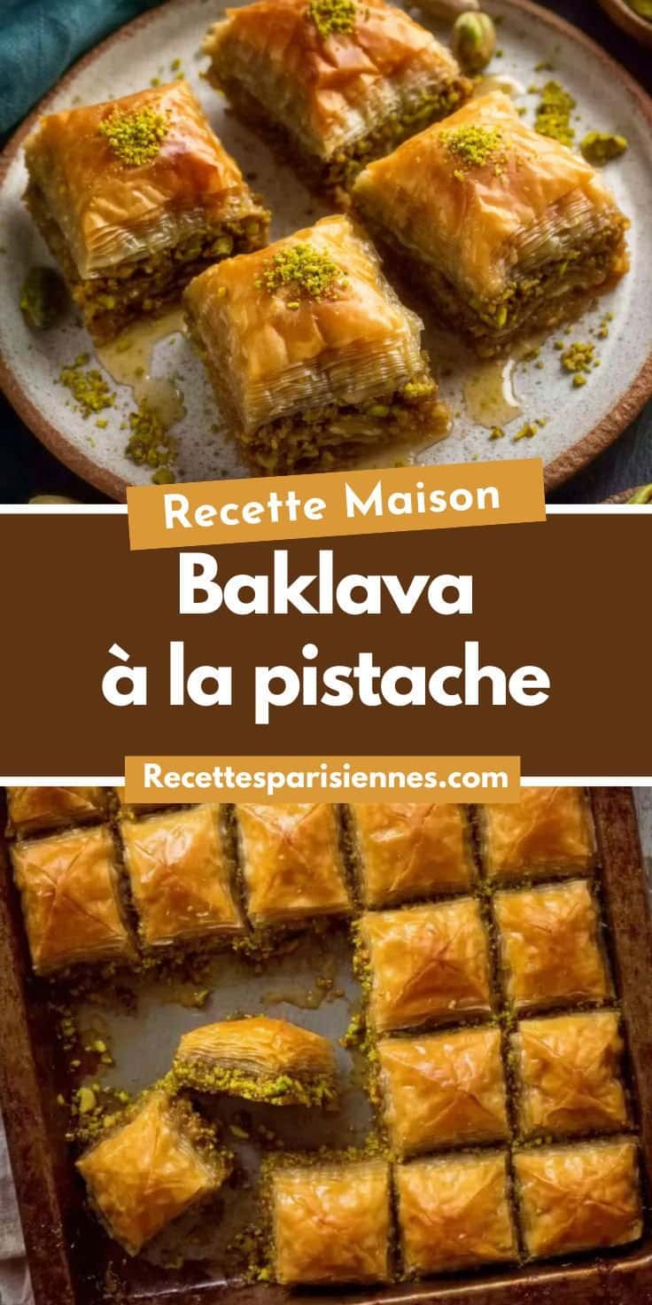 Baklava aux pistaches