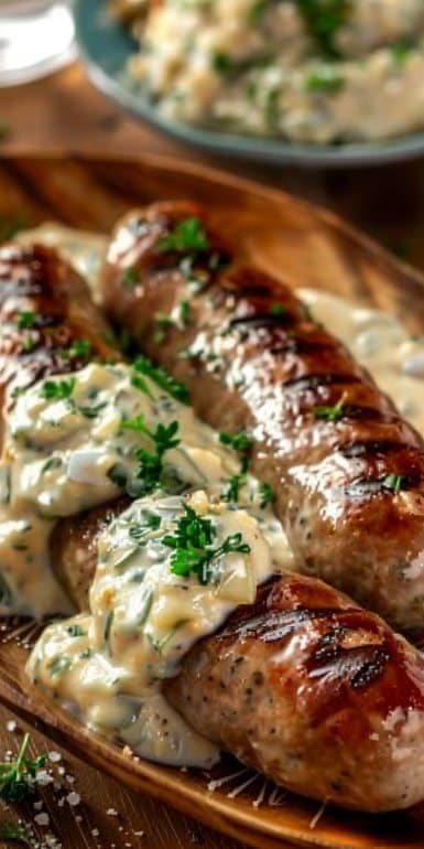 Boudin Blanc à la Crème de Roquefort : Une Recette Gourmande et Élégante