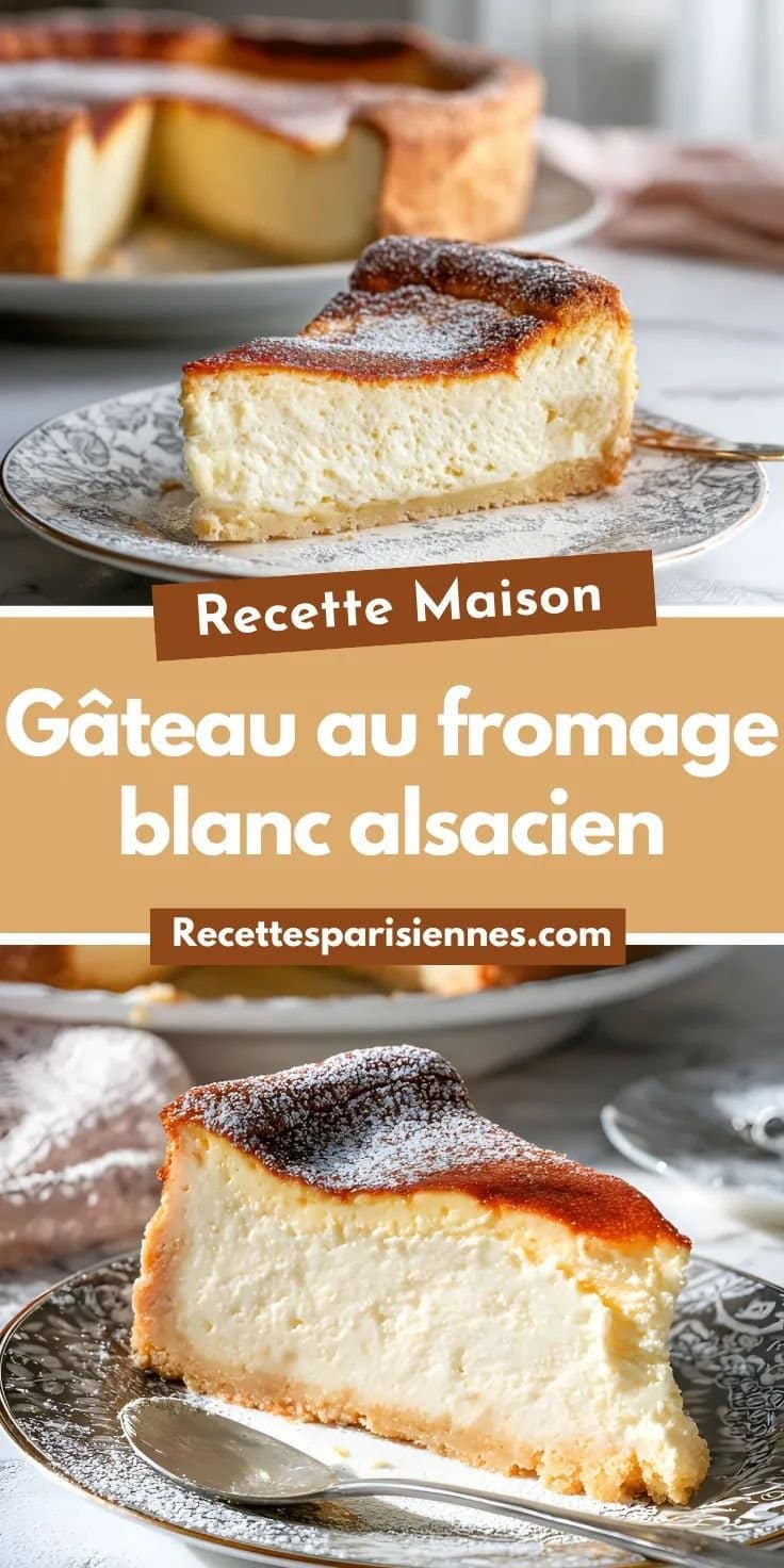 Gâteau au fromage blanc alsacien