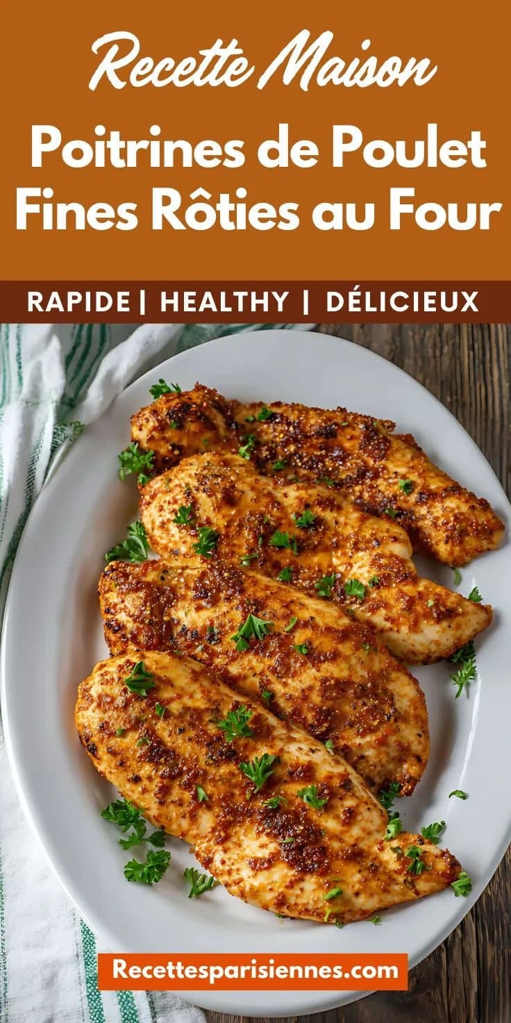 Aiguillettes de poulet marinées au four