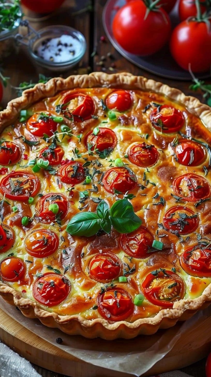 Quiche tomates thon