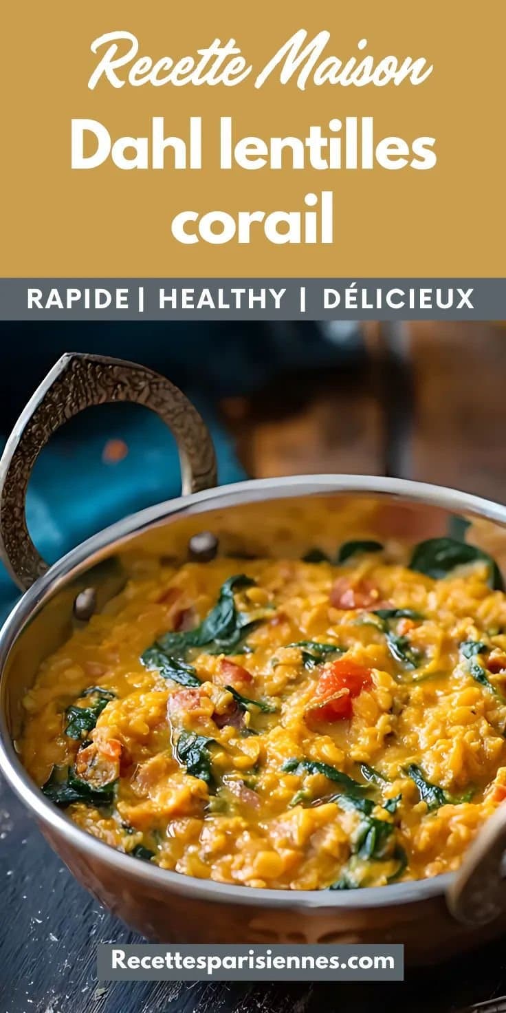 Dahl de Lentilles Corail