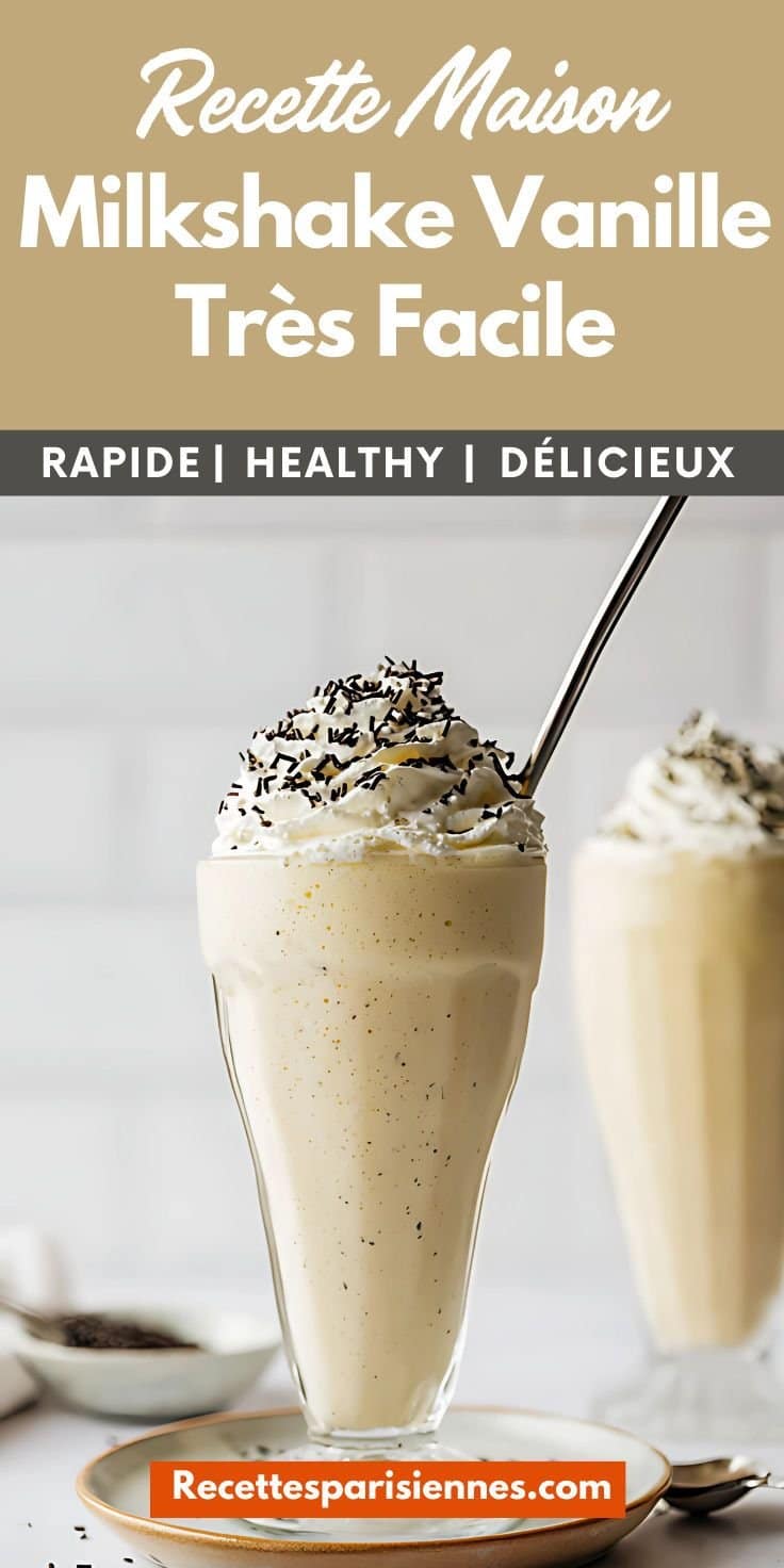 Milkshake Vanille Facile