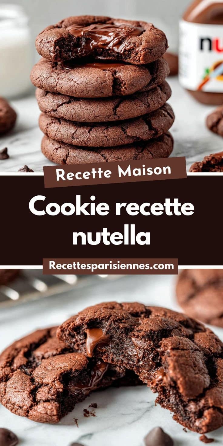 Cookies Nutella Pépites Chocolat