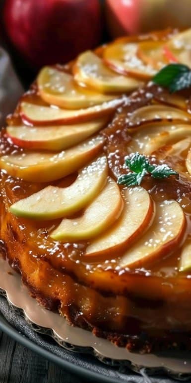 Gâteau flan aux pommes - Recette facile et gourmande