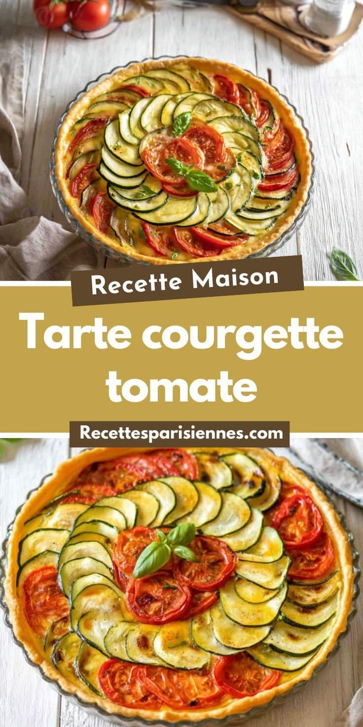 Quiche aux Courgettes et Tomates