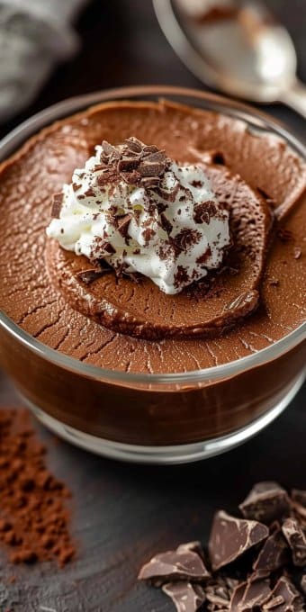 Mousse au chocolat facile