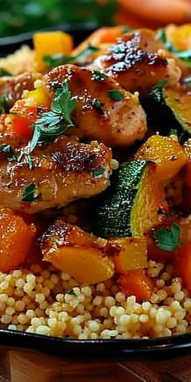 Couscous Légumes Poulet - Recette Traditionnelle