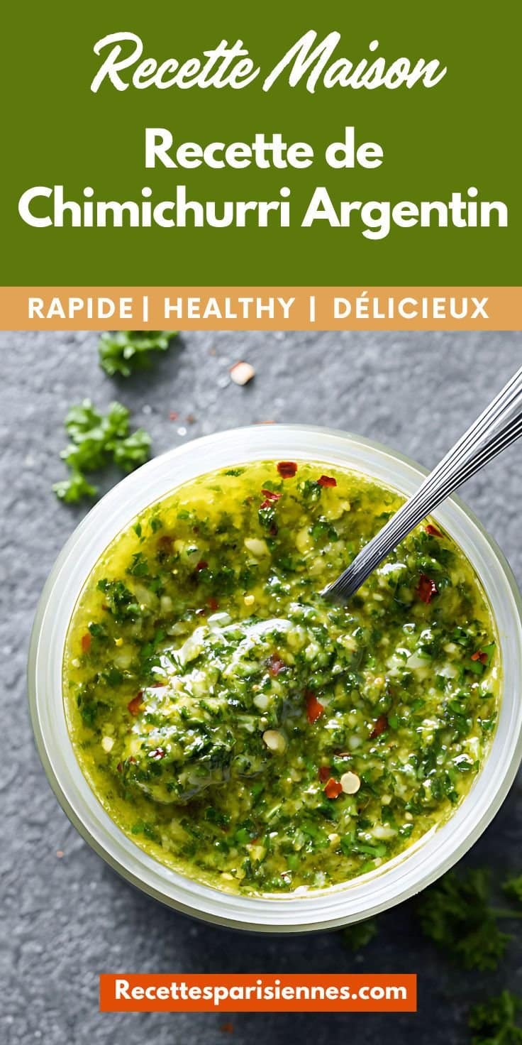 Chimichurri vert traditionnel