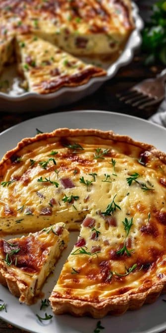 Quiche Lorraine sans pâte