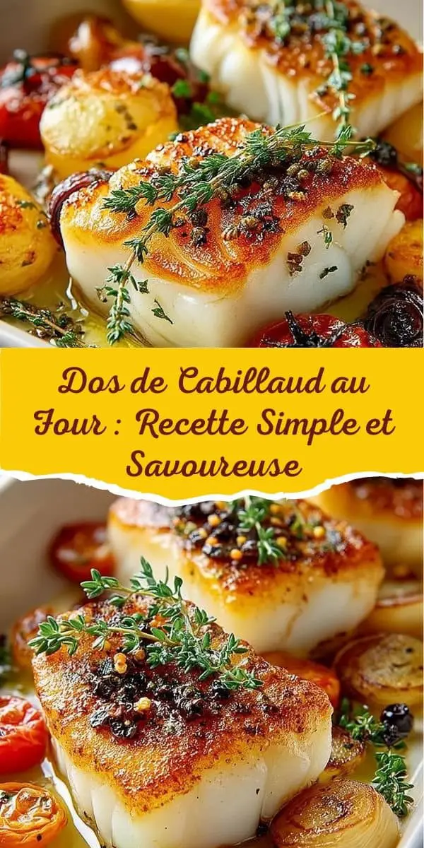 Dos de Cabillaud au Four : Recette Simple et Savoureuse