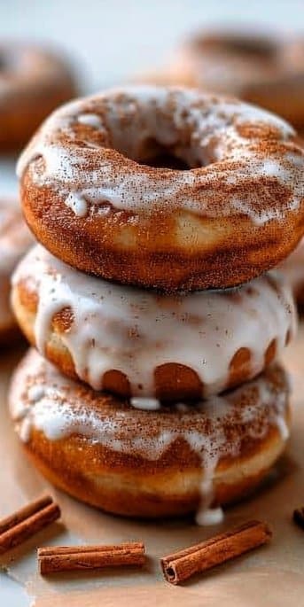 Donuts maison à la cannelle