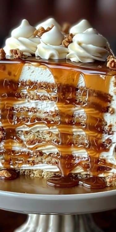 Gâteau Croquant au Caramel - Recette Délectable