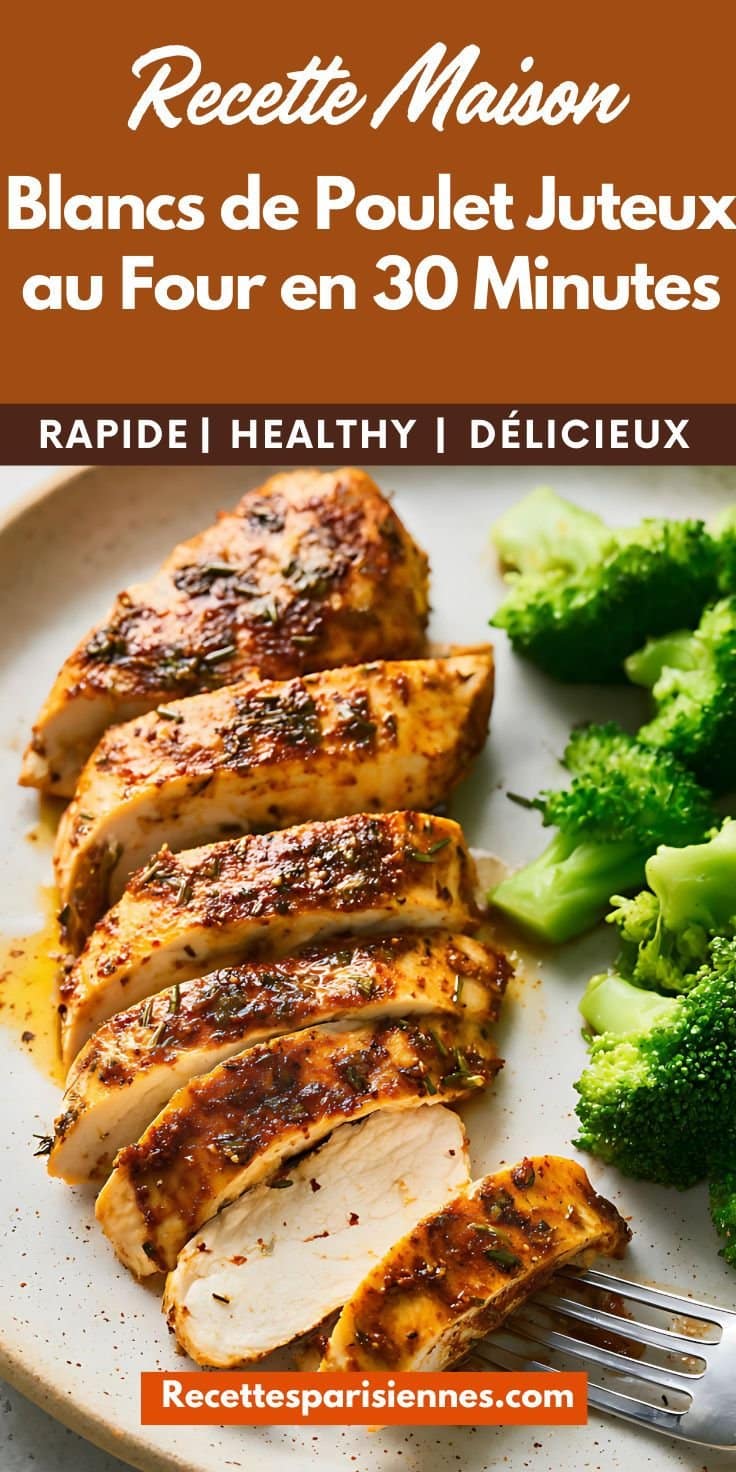 Blanc de poulet au four