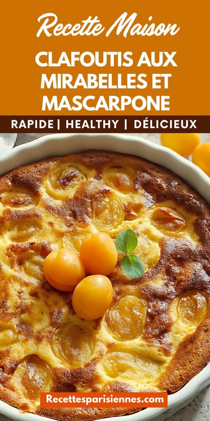Clafoutis aux Mirabelles Mascarpone
